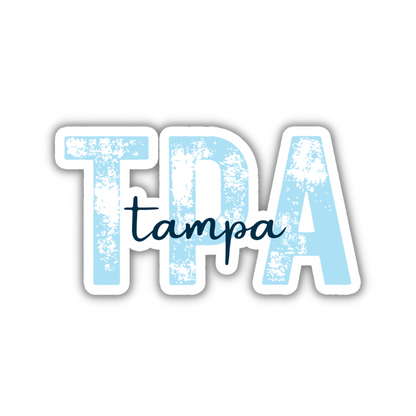 TPA Tampa Airport Code Sticker