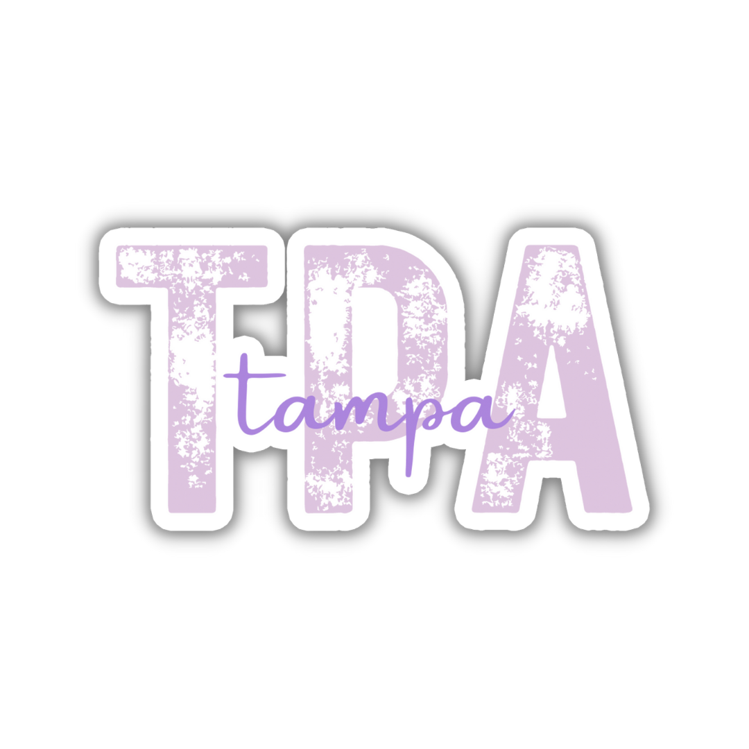 Tpa Sticker TPA Tampa Airport Code Sticker – TravelBeeTags