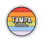 Tampa, Florida Circle Sticker