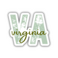 Virginia State Code Sticker