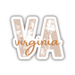 Virginia State Code Sticker