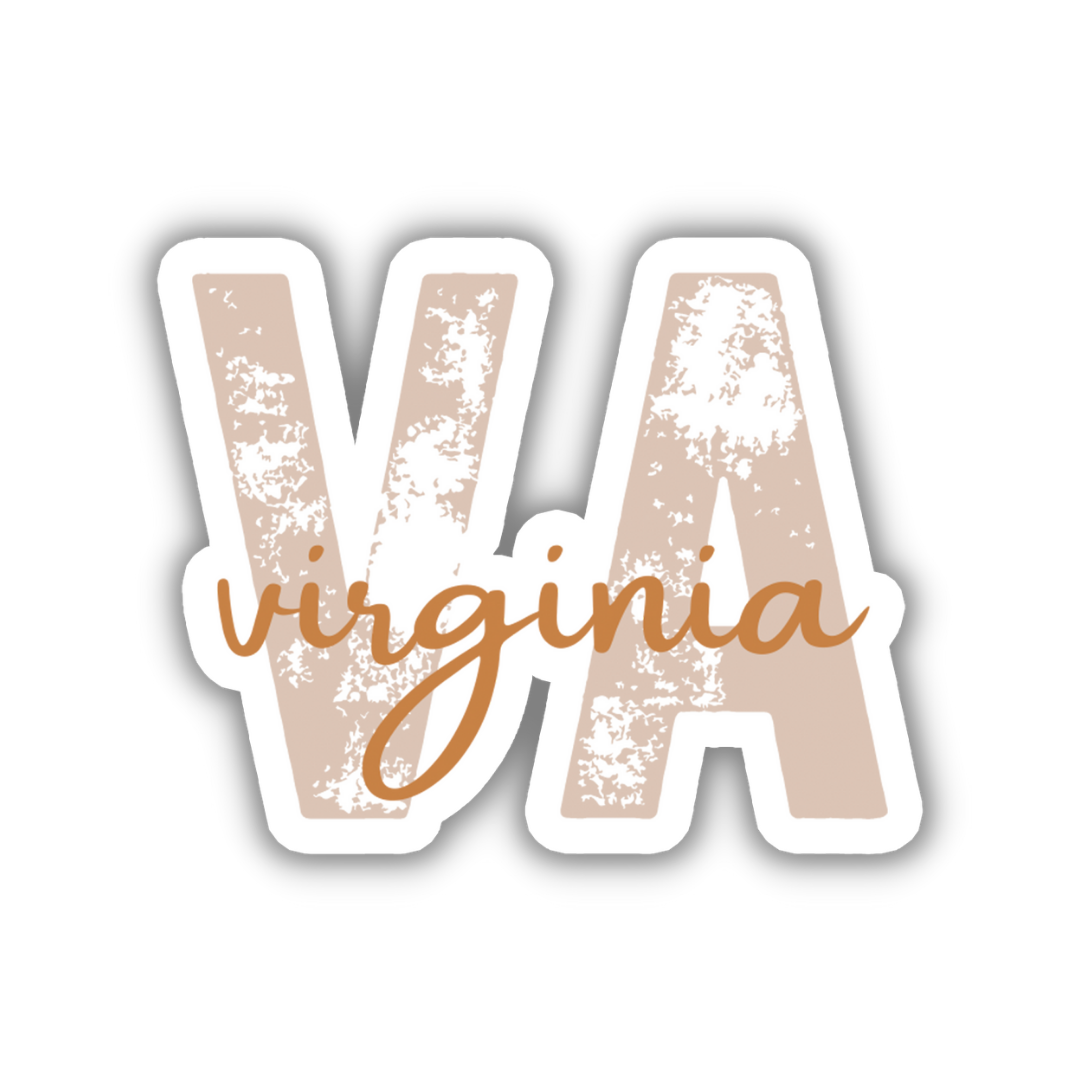 Virginia State Code Sticker