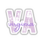 Virginia State Code Sticker