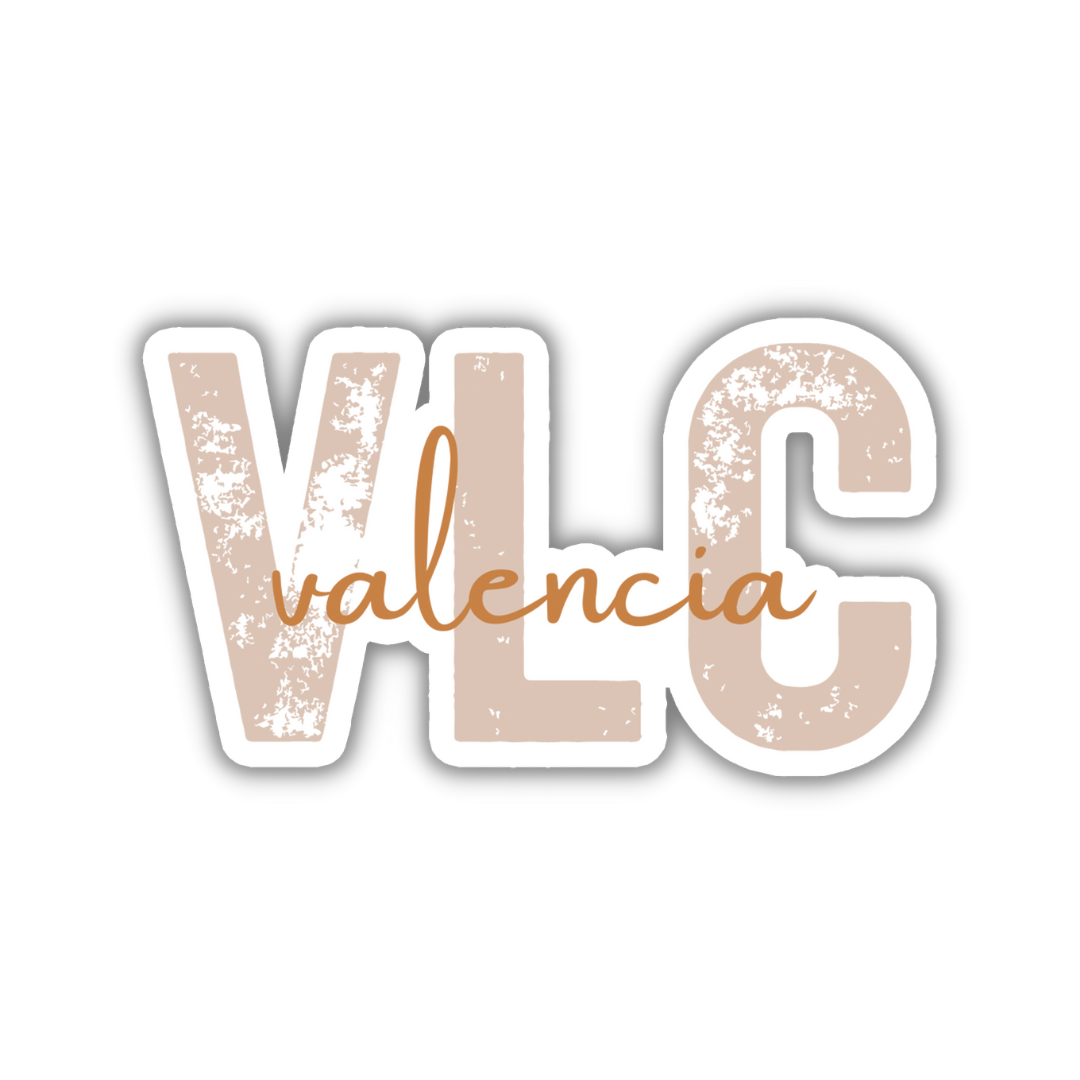 VLC Valencia Airport Code Sticker