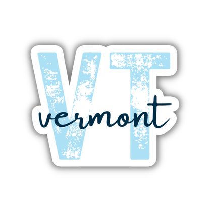 Vermont State Code Sticker