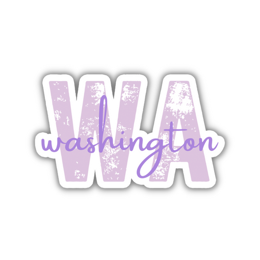 Washington State Code Sticker