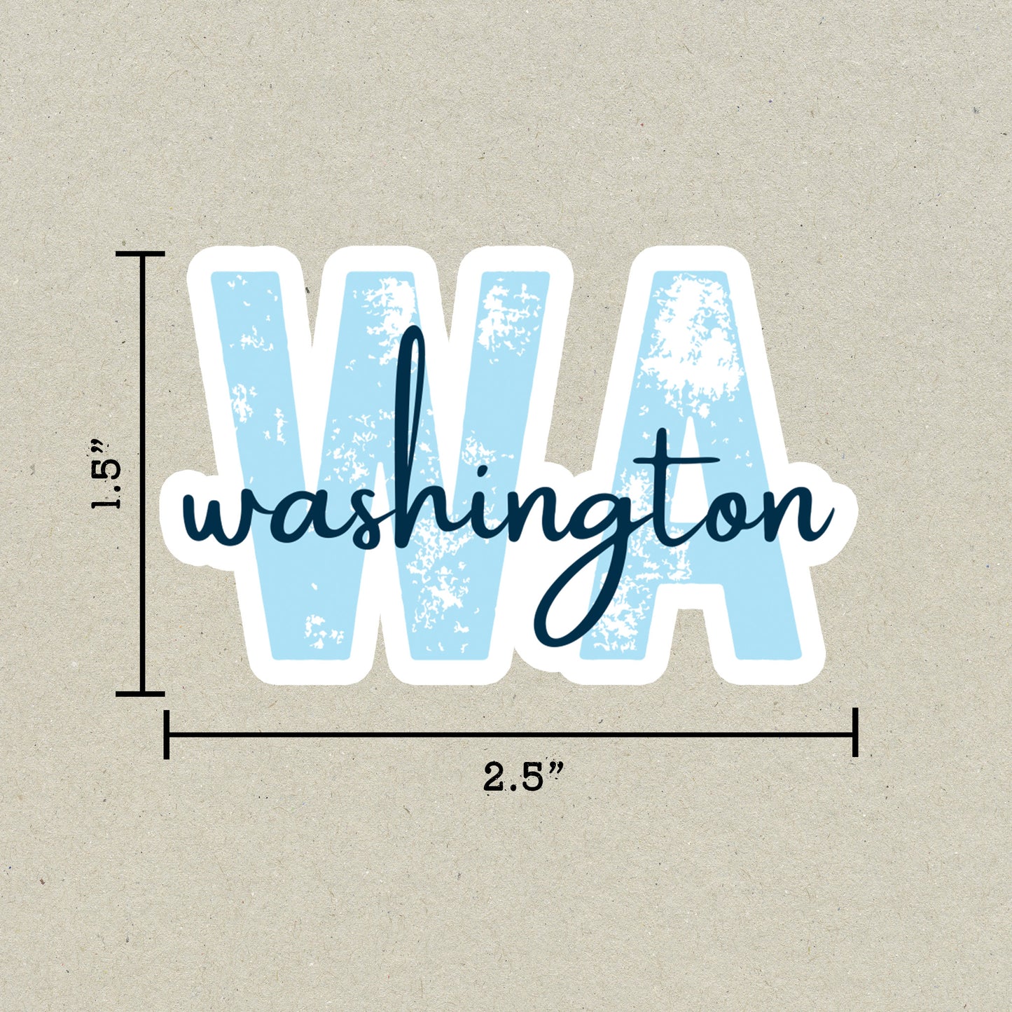 Washington State Code Sticker