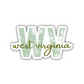 West Virginia State Code Sticker