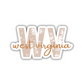 West Virginia State Code Sticker
