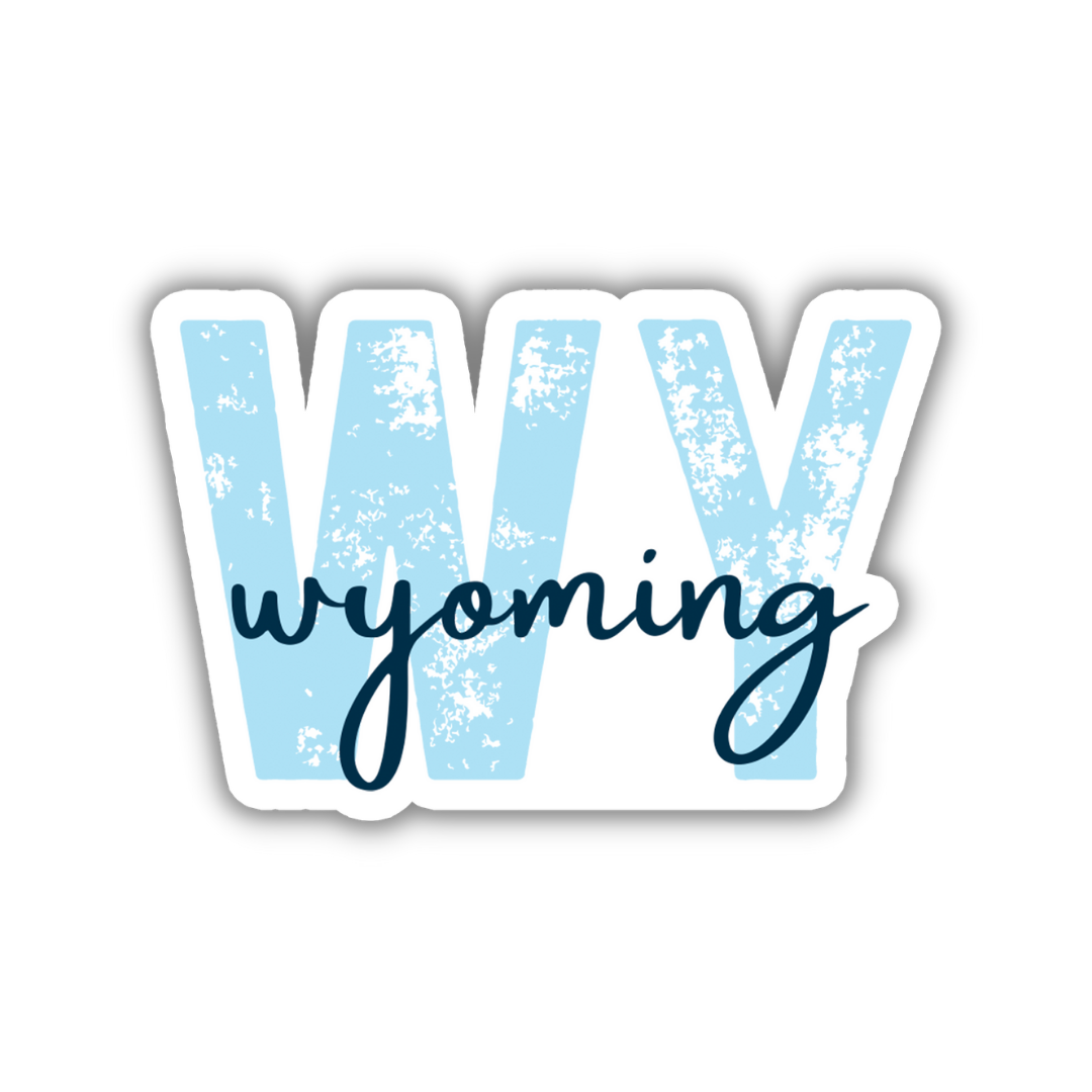 Wyoming State Code Sticker