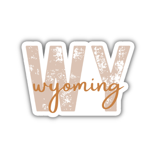Wyoming State Code Sticker