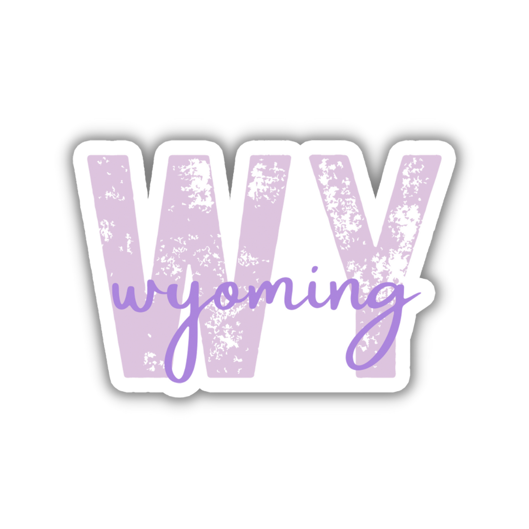 Wyoming State Code Sticker