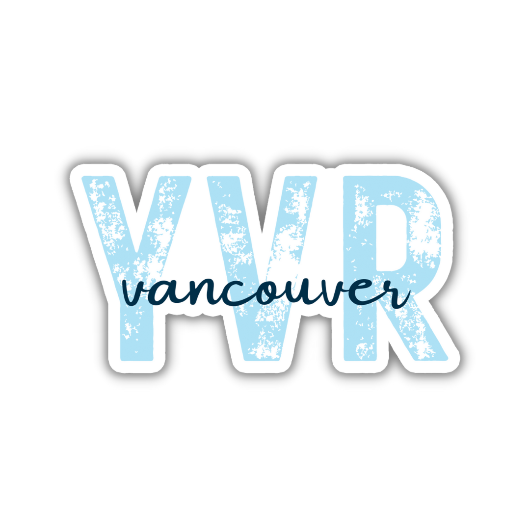 YVR Vancouver Airport Code Sticker