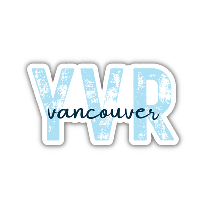 YVR Vancouver Airport Code Sticker