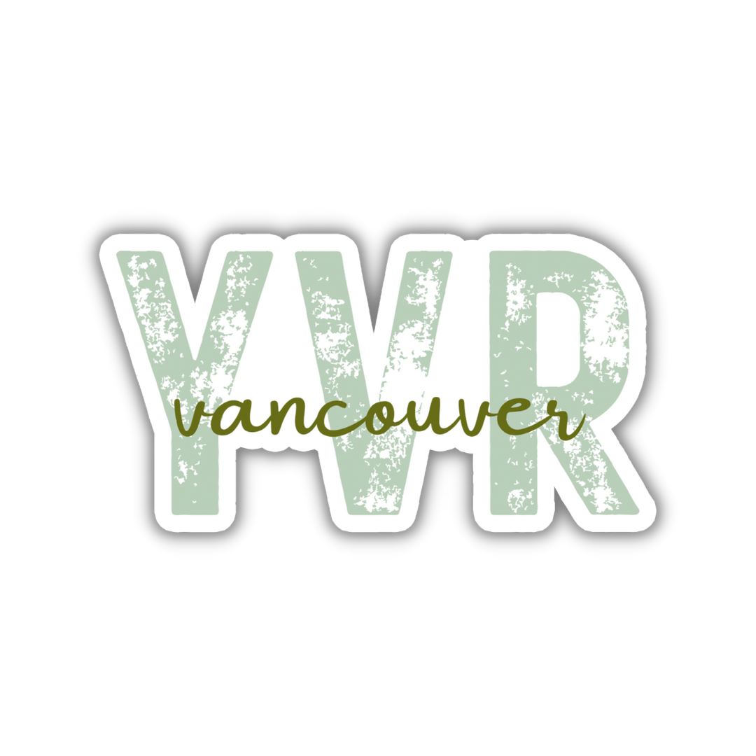 YVR Vancouver Airport Code Sticker