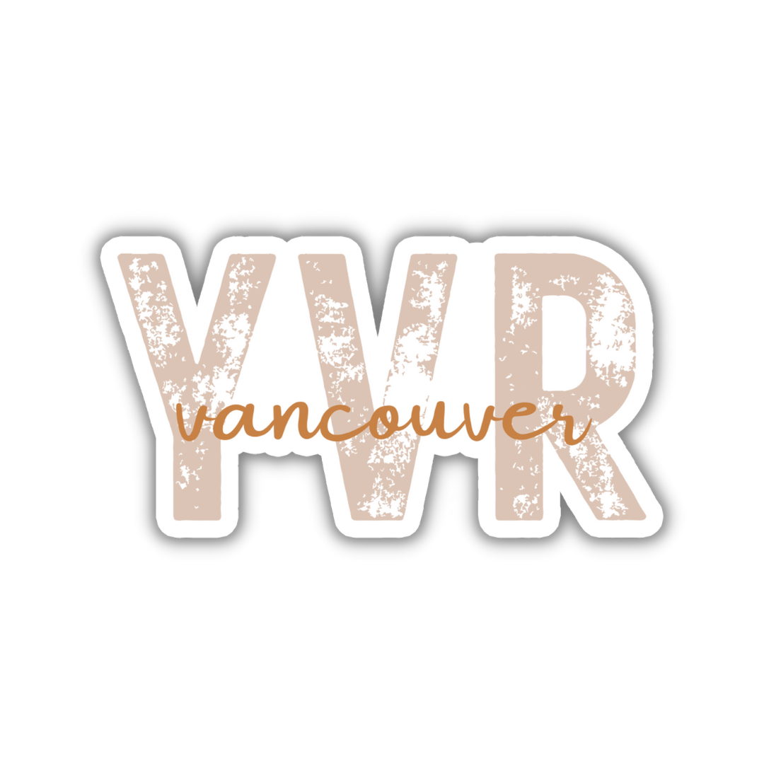 YVR Vancouver Airport Code Sticker