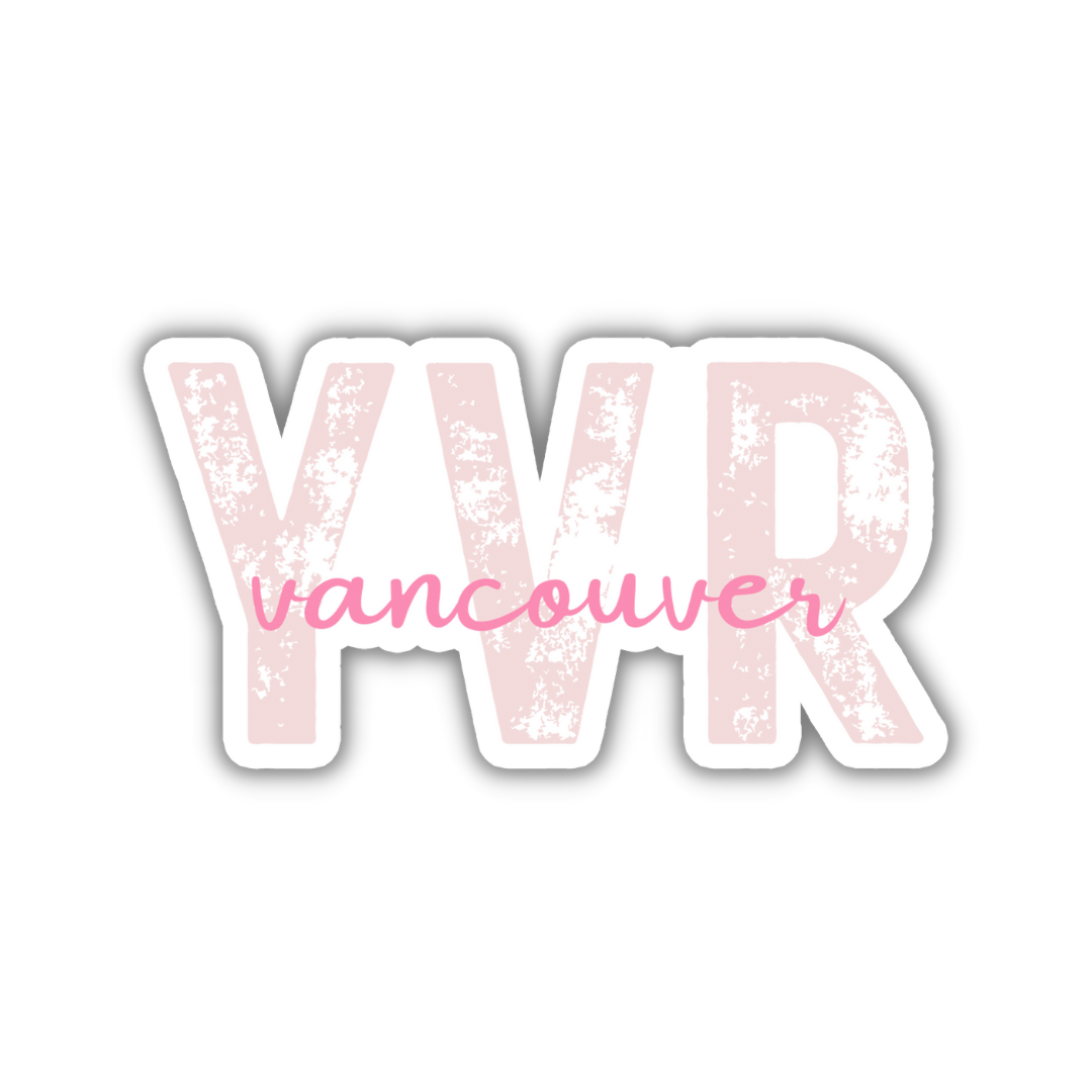 YVR Vancouver Airport Code Sticker