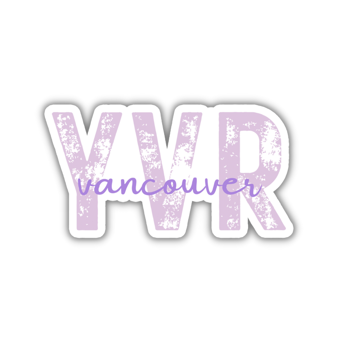 YVR Vancouver Airport Code Sticker