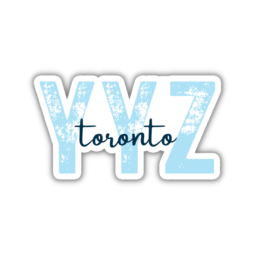 YYZ Toronto Airport Code Sticker