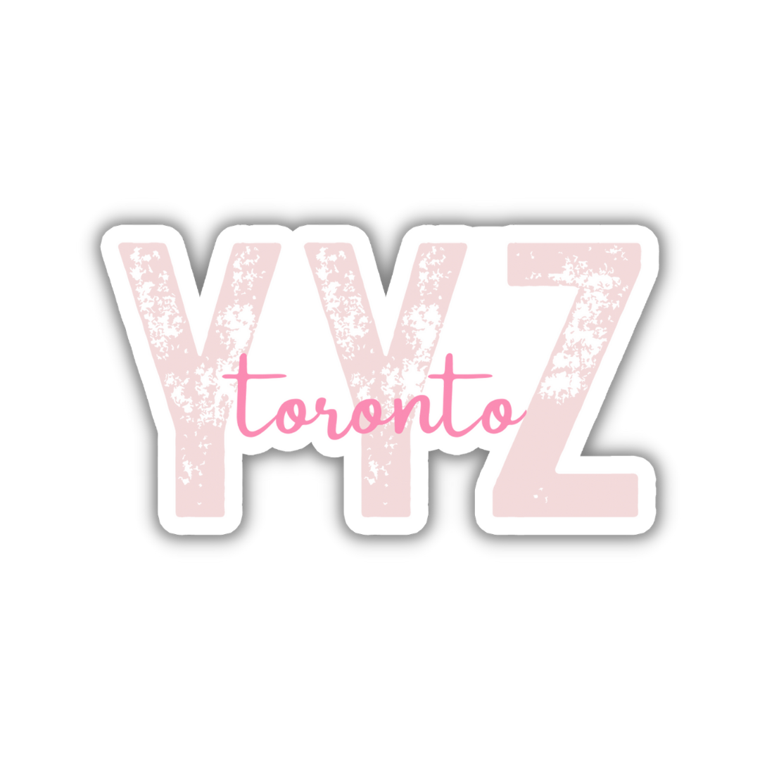 YYZ Toronto Airport Code Sticker